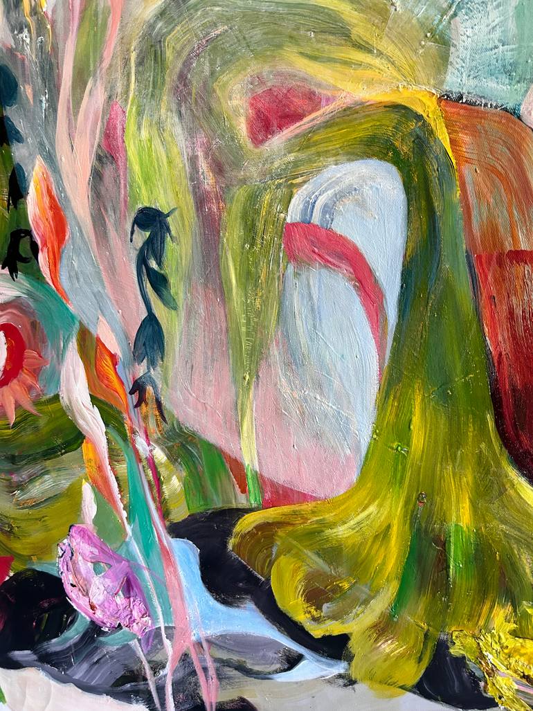 Original Abstract Expressionism Nature Painting by Julia Hacker