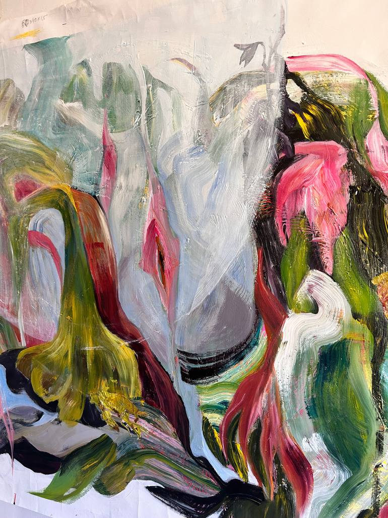 Original Abstract Expressionism Nature Painting by Julia Hacker