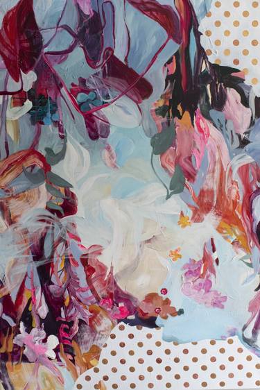 Original Abstract Expressionism Abstract Paintings by Julia Hacker