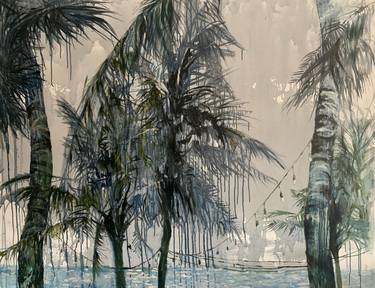 Original Modern Beach Paintings by Julia Hacker