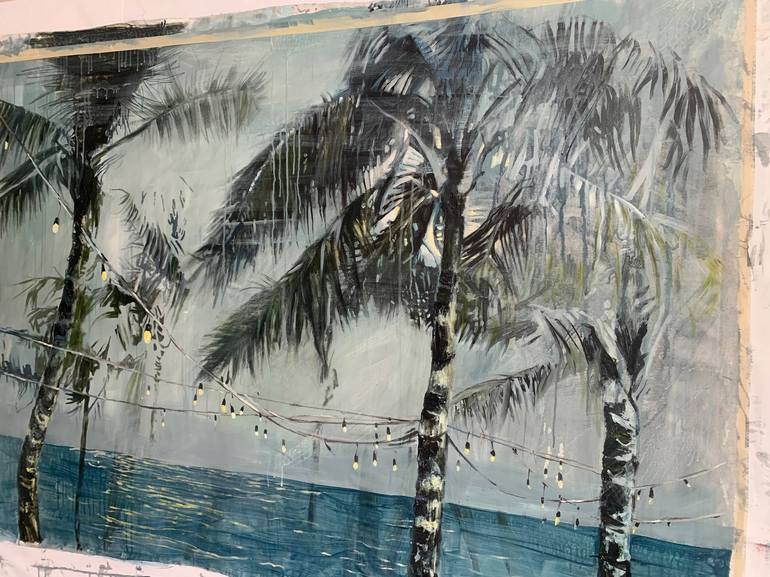 Original Fine Art Beach Painting by Julia Hacker