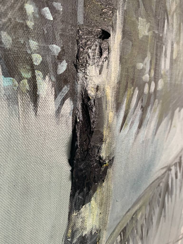 Original Modernism Beach Painting by Julia Hacker