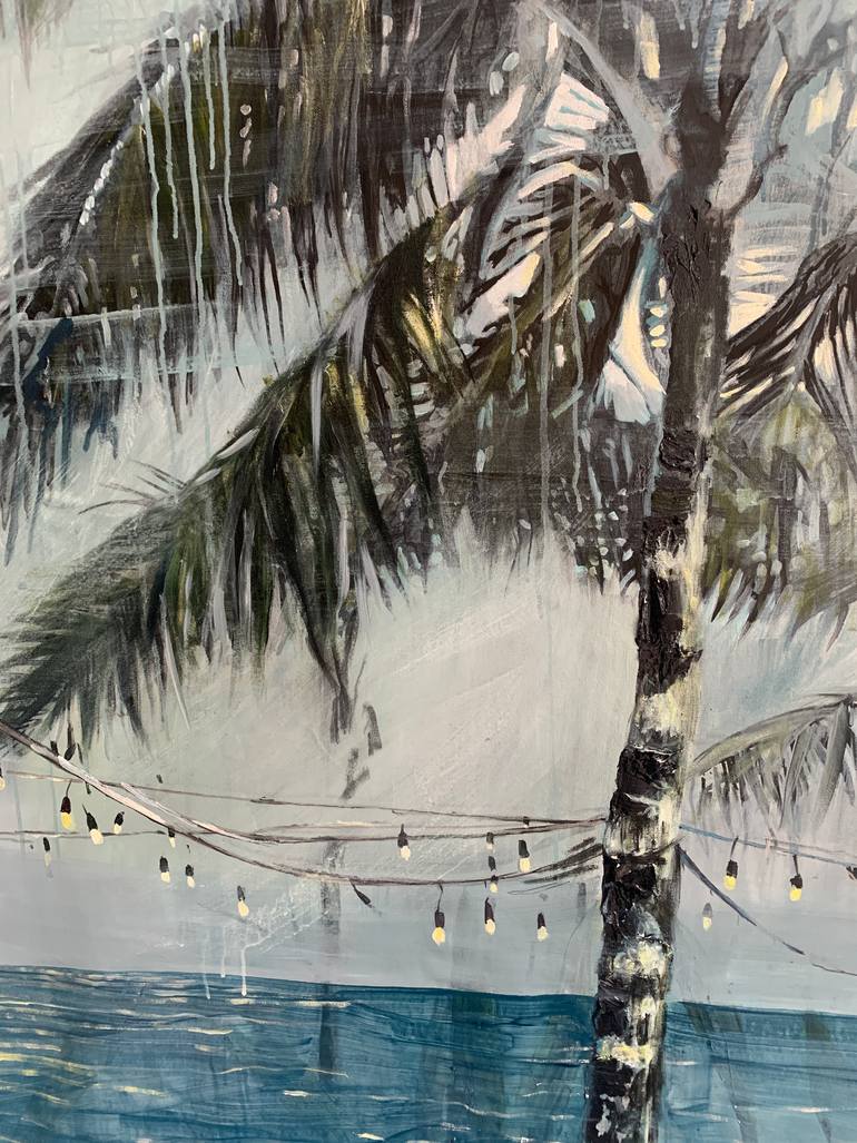 Original Modernism Beach Painting by Julia Hacker