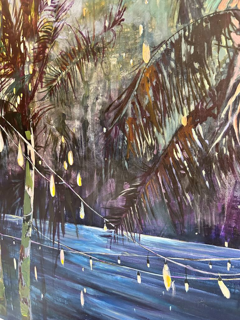 Original Expressionism Seascape Painting by Julia Hacker