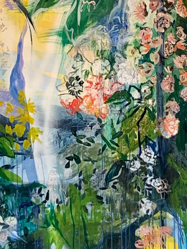 Original Abstract Expressionism Nature Painting by Julia Hacker