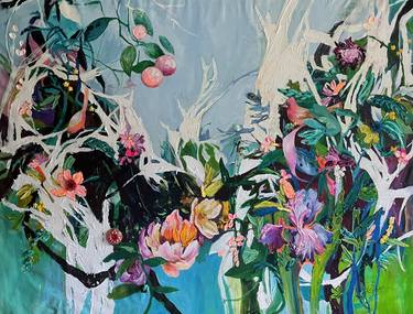 Print of Abstract Expressionism Garden Paintings by Julia Hacker