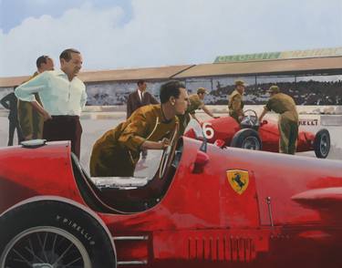 Ferrari 500's at Monza '53 thumb