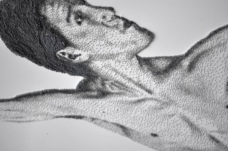 Original Figurative Pop Culture/Celebrity Sculpture by Marcus Levine