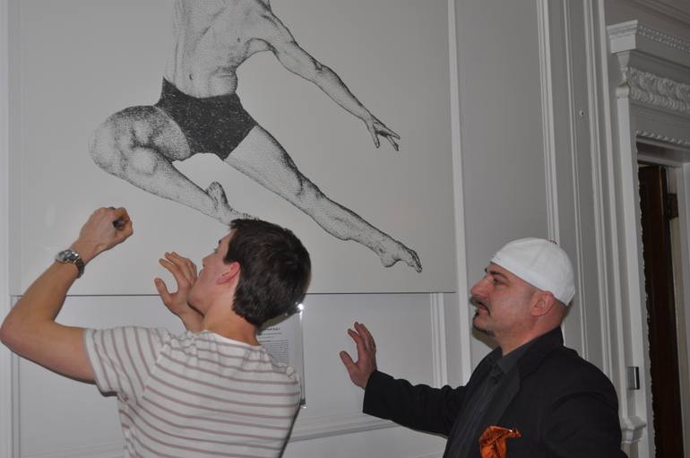 Original Figurative Pop Culture/Celebrity Sculpture by Marcus Levine