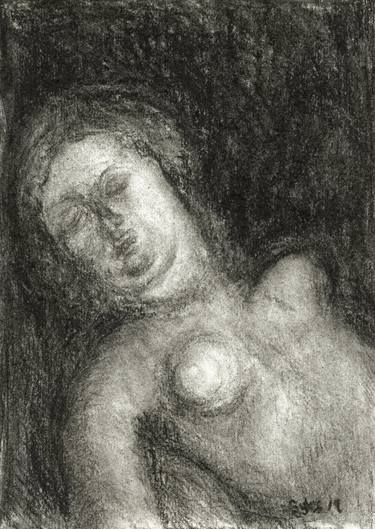 Print of Fine Art Nude Drawings by Helen Sykes