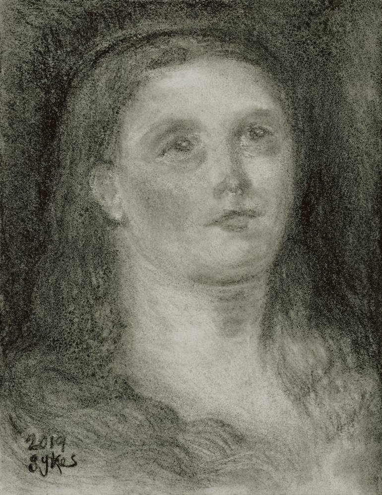 MARY MAGDALENE, AFTER TITIAN Drawing by Helen Sykes | Saatchi Art