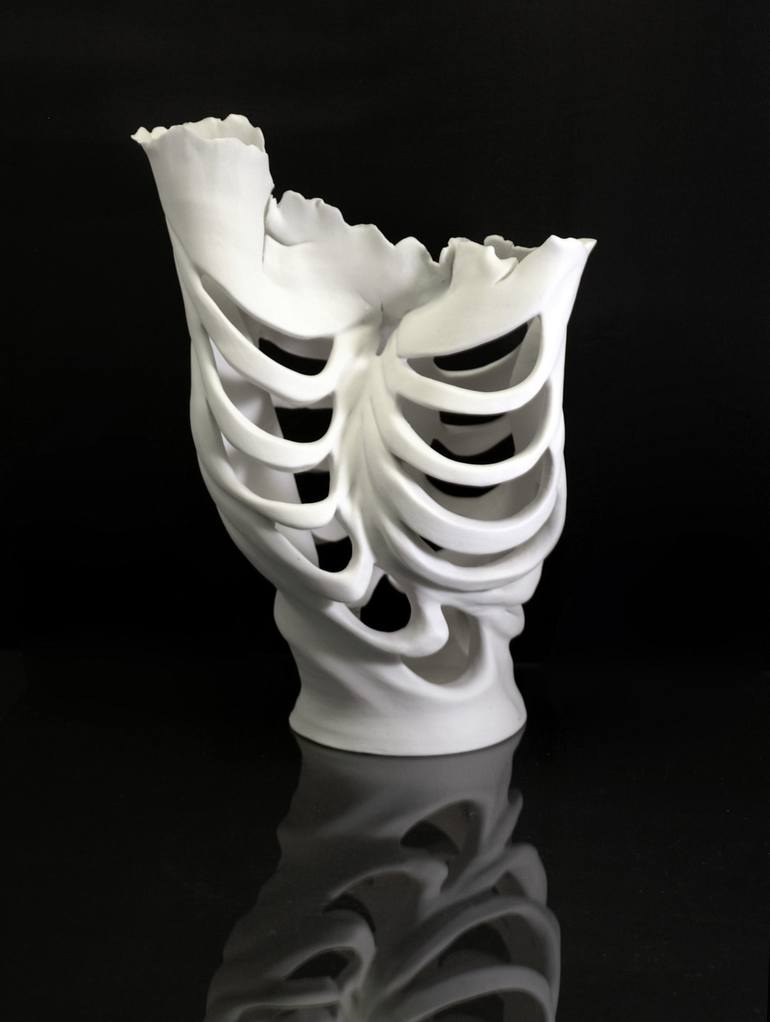 Original Abstract Mortality Sculpture by Monica Wakefield