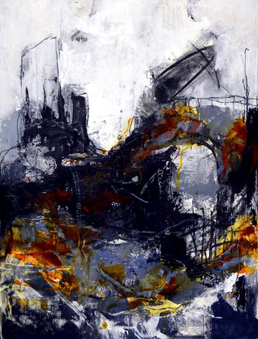 Original Abstract Landscape Paintings by Gillian Lee Smith
