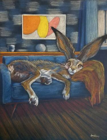 Original Figurative Animal Drawing by Rain Jordan