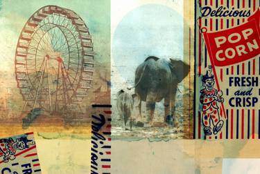 Original Animal Collage by Charm School Dropout