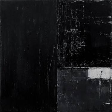 Original Black & White Abstract Paintings by Brandon McKenzie