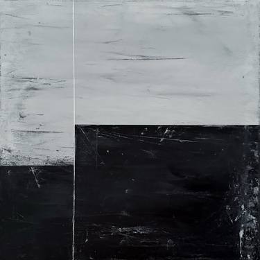 Original Black & White Abstract Paintings by Brandon McKenzie