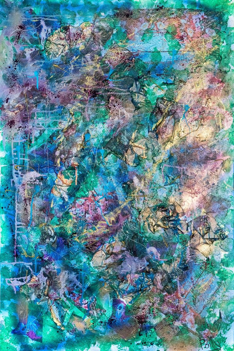 Original Abstract Painting by Polina Davi