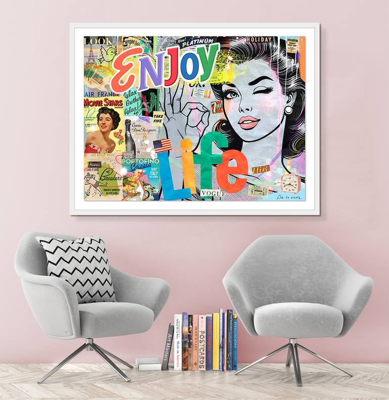 Original Pop Art Pop Culture/Celebrity Mixed Media by Nelson De La Nuez