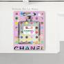 This is part of my Chanel limited edition series. Different colors can be ordered. Once the editions sell out-that's it. Each side has vintage black and white ads on them which is my trademark Art on the Edge.
Limited edition of 125-signed and #'d certificate on the back of the art. Saatchi made me categorize this under a limited category choice here so I had to choose painting but it is really "Mixed media resin on wood" to clarify.
We do not ship these outside of US due to the fragile nature of the resin.