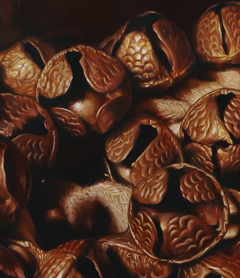 Original Photorealism Still Life Painting by Sripriya Mozumdar