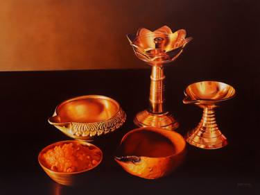 Original Still Life Paintings by Sripriya Mozumdar