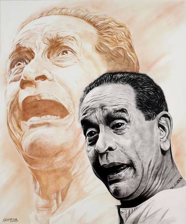 Original Figurative Celebrity Drawings by Sripriya Mozumdar