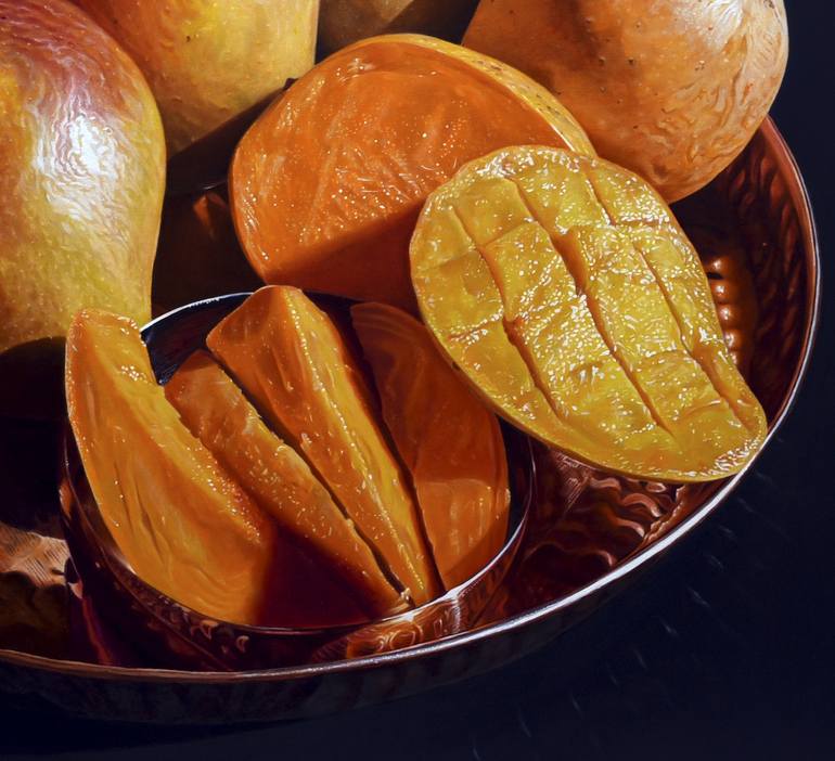 Original Photorealism Still Life Painting by Sripriya Mozumdar