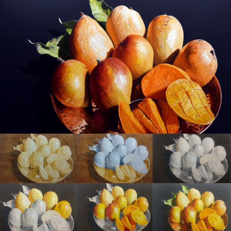 Original Photorealism Still Life Painting by Sripriya Mozumdar