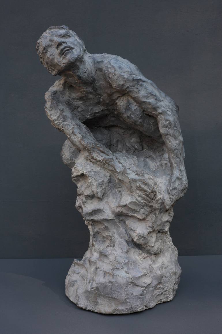 Original Realism Nude Sculpture by DUBART Benedicte