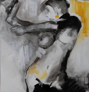 Print of Abstract Expressionism Nude Paintings by Michaela Steinacher