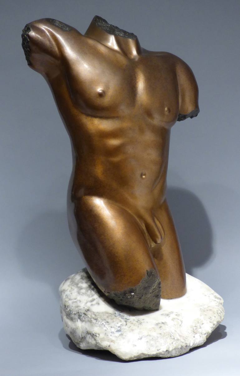 Original Realism Nude Sculpture by Kim Mosley