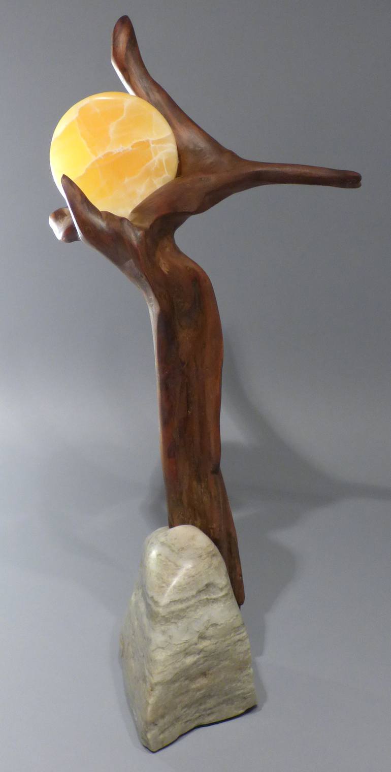 Original Abstract Nature Sculpture by Kim Mosley