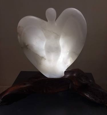 Original Conceptual Love Sculpture by Kim Mosley