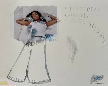 Original Abstract Expressionism Fashion Mixed Media by Martin Duvander