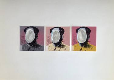 Original Minimalism Portrait Collage by Martin Duvander