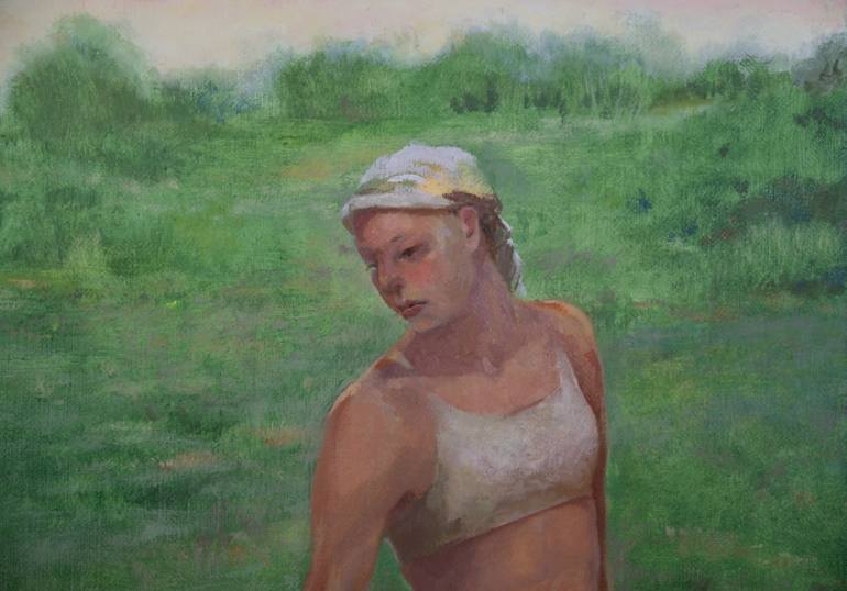 Original Figurative People Painting by Barbara Harrison