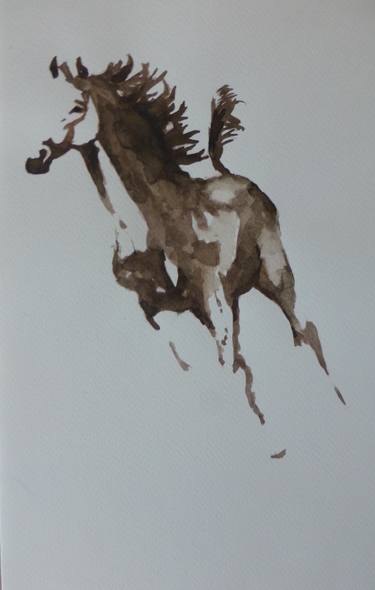 Original Figurative Horse Drawings by Ivana Vidić