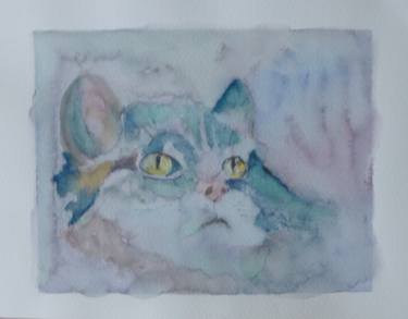 Print of Cats Paintings by Ivana Vidić