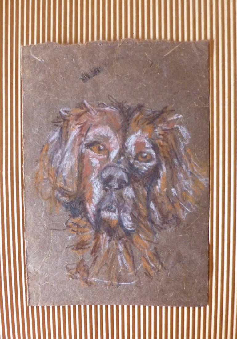 Original Figurative Dogs Drawing by Ivana Vidić