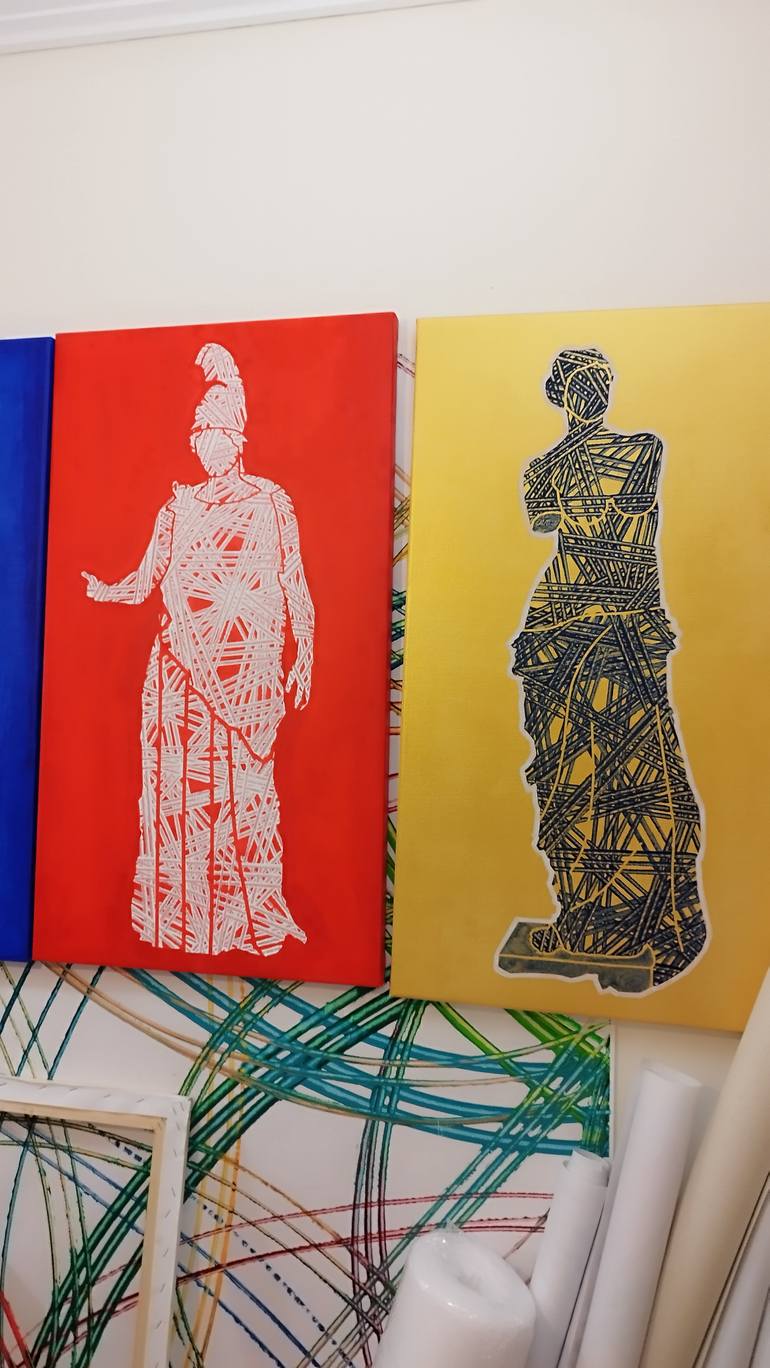 Original Figurative Women Painting by Para Skevi