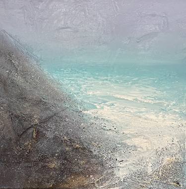 Original Abstract Expressionism Seascape Painting by Josh Sim