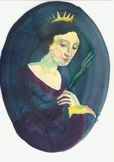 Print of Portraiture Portrait Paintings by Susanne Ruccius