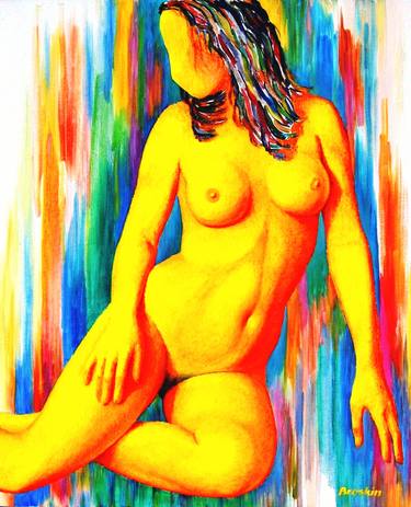 Original Modern Nude Paintings by Aleksandr Breskin