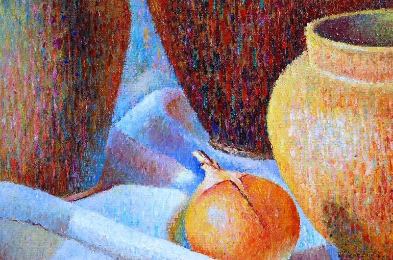 Original Impressionism Still Life Painting by Aleksandr Breskin