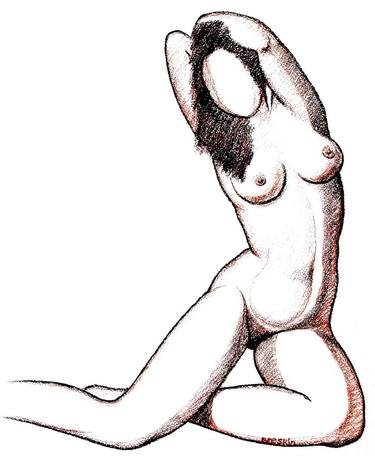 Original Expressionism Nude Paintings by Aleksandr Breskin