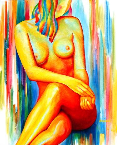 Original Realism Nude Paintings by Aleksandr Breskin
