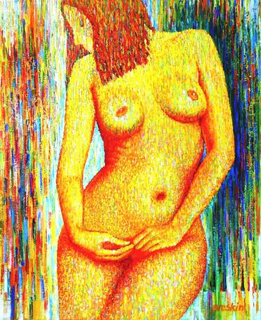 Original Impressionism Nude Paintings by Aleksandr Breskin