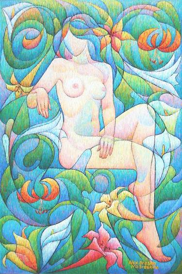 Print of Modern Nude Paintings by Aleksandr Breskin