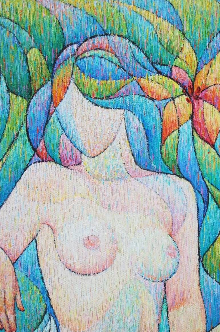 Original Modern Nude Painting by Aleksandr Breskin